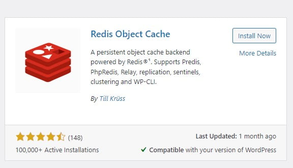 Redis Object Cache Plugin